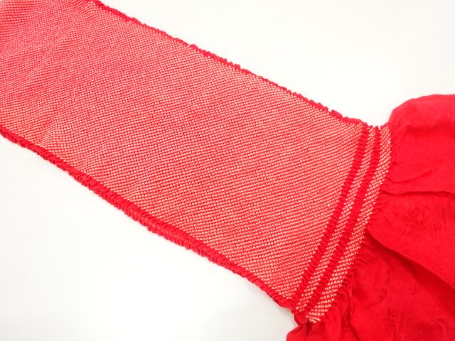 JAPANESE KIMONO / OBIAGE FOR FURISODE / SILK / SHIBORI